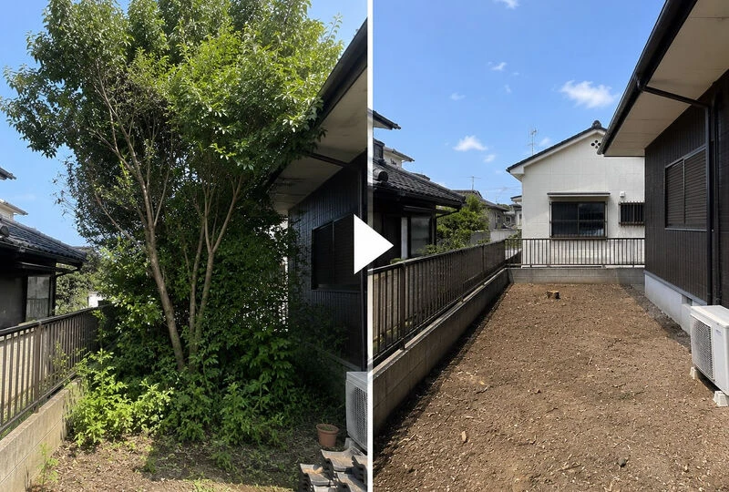 画像22904：【庭木の伐採でスッキリ快適なお庭へ！🌳➡️✨】