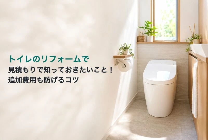 画像23569：トイレのリフォームで見積もりで知っておきたいこと！追加費用も防げるコツ