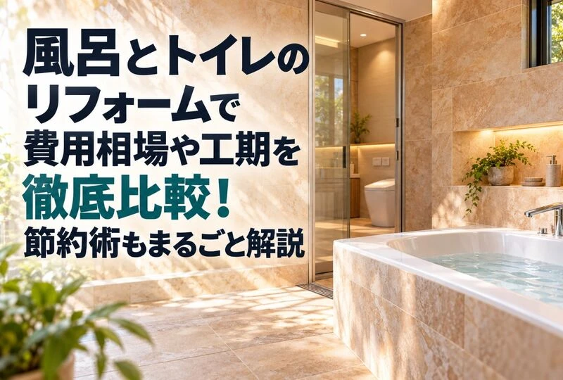 画像23937：風呂とトイレのリフォームで費用相場や工期を徹底比較！節約術もまるごと解説